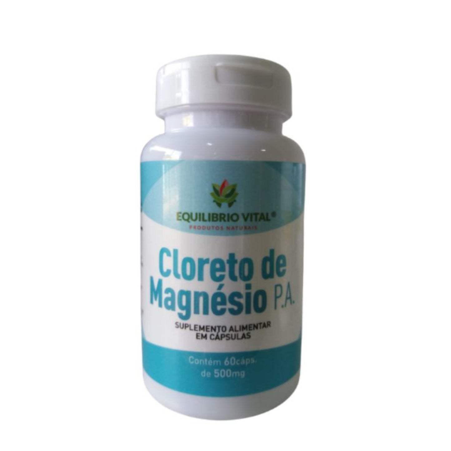 Cloreto de Magnésio P.A 60 Cápsulas 600mg Equilíbrio