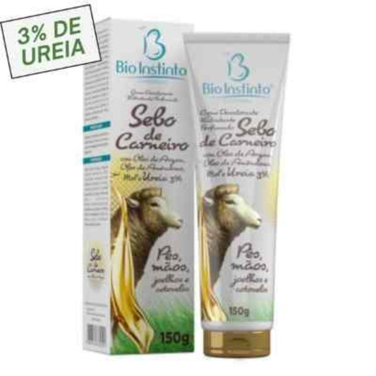 Sebo de Carneiro com Óleo de Argam + Ureia 200g Bio Instinto