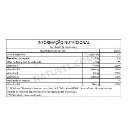 Colágeno Complex 60 cápsulas 500mg Equilíbrio