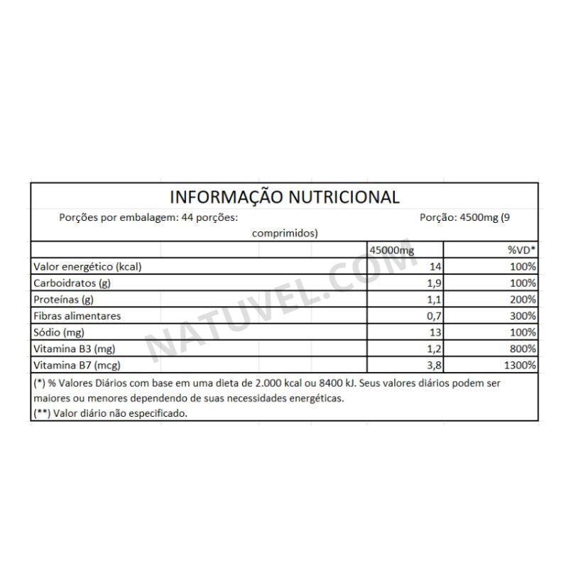 Levedo de Cerveja 400 comprimidos 500mg Equilíbrio Vital