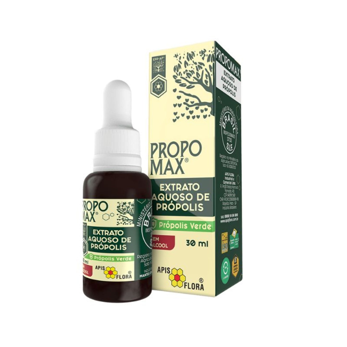 Propomax Extrato Própolis Aquoso Sem Álcool 30ml Apis Flora