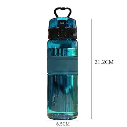 500ML Sport Water Cup Plastic Portable Water Container Couples Student Mug Large Capacity Outdoor Travel Sport Water Bottle