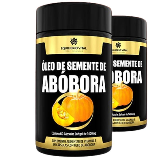 Óleo de Semente de Abóbora 60 cápsulas 1400mg Equilíbrio